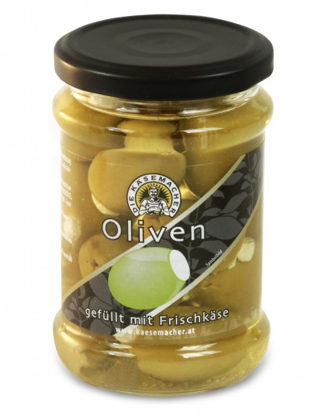 Käsemacher - Oliven gefüllt mit Frischkäse 250g